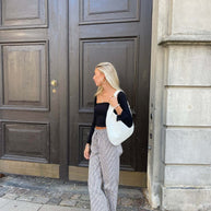 WW - Vintage Umhängetasche damen | Geflochtene Handtasche mit Reißverschluss im Sale