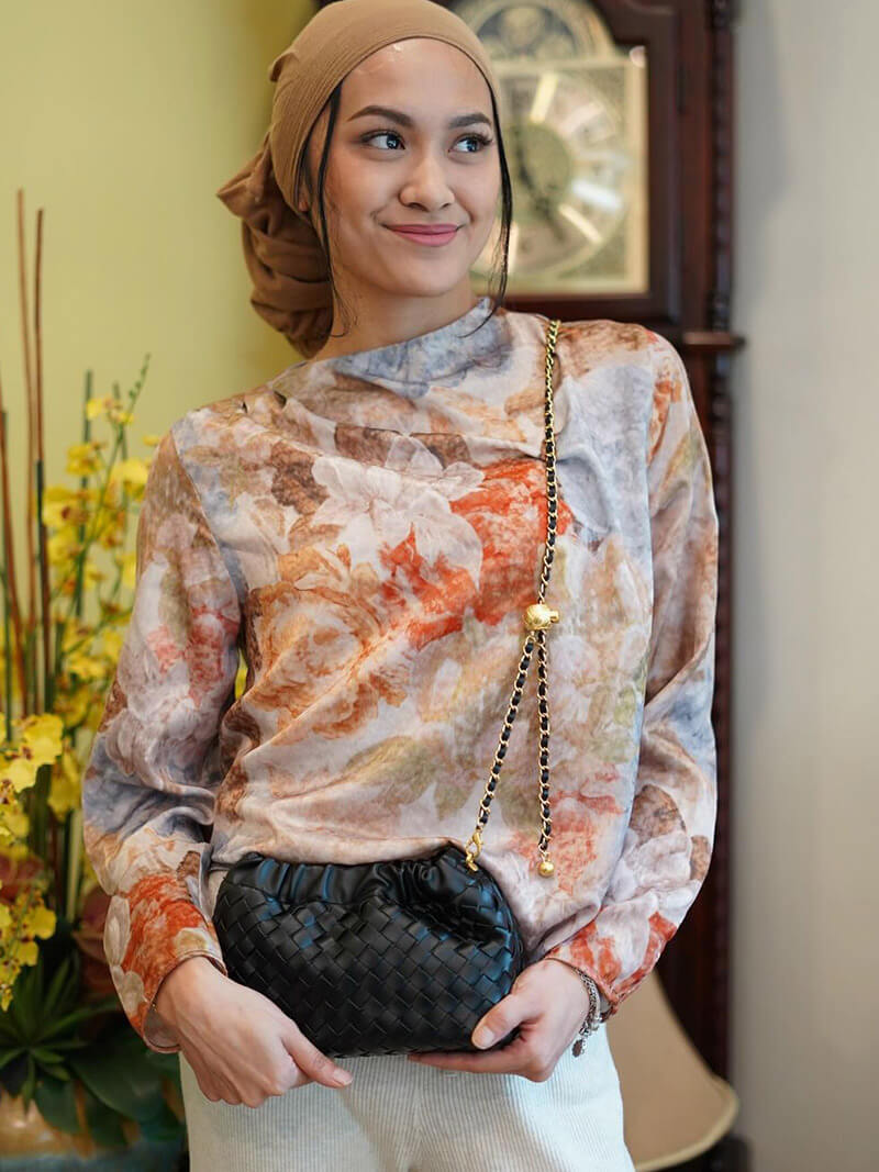 WW | Luxuriöse Damen Tasche Mit Goldener Kette