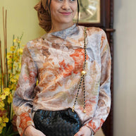 WW | Luxuriöse Damen Tasche Mit Goldener Kette