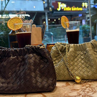 WW | Luxuriöse Damen Tasche Mit Goldener Kette