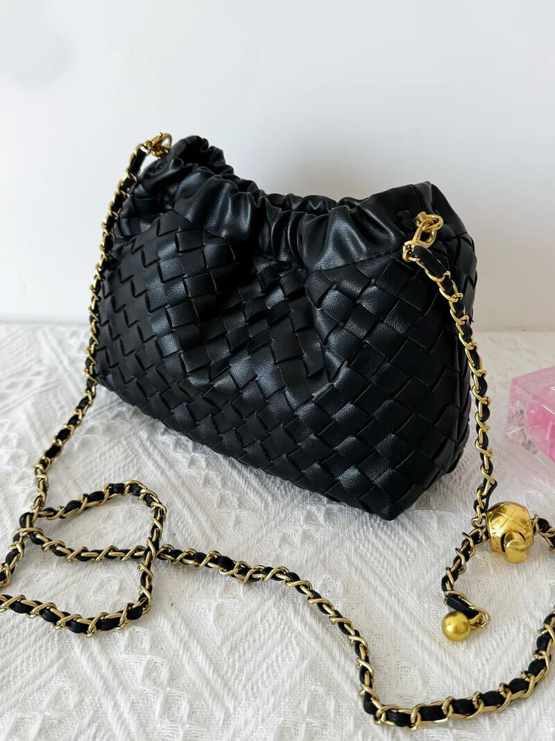 WW | Luxuriöse Damen Tasche Mit Goldener Kette