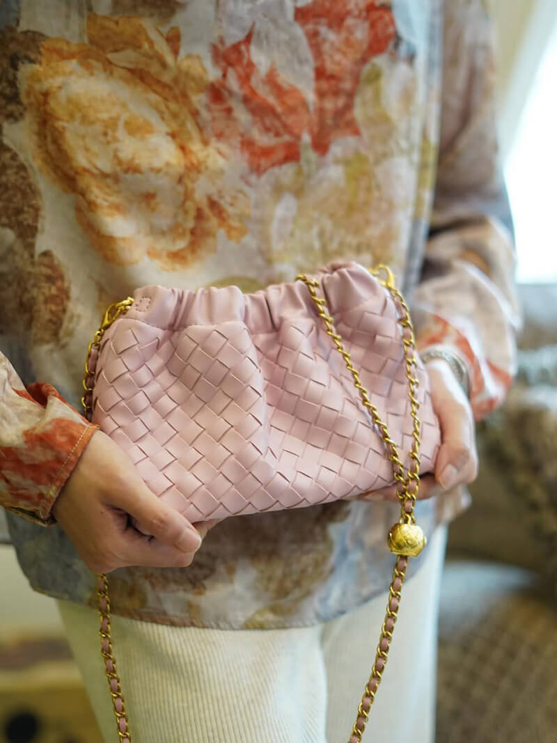 WW | Luxuriöse Damen Tasche Mit Goldener Kette