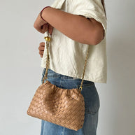 WW | Luxuriöse Damen Tasche Mit Goldener Kette