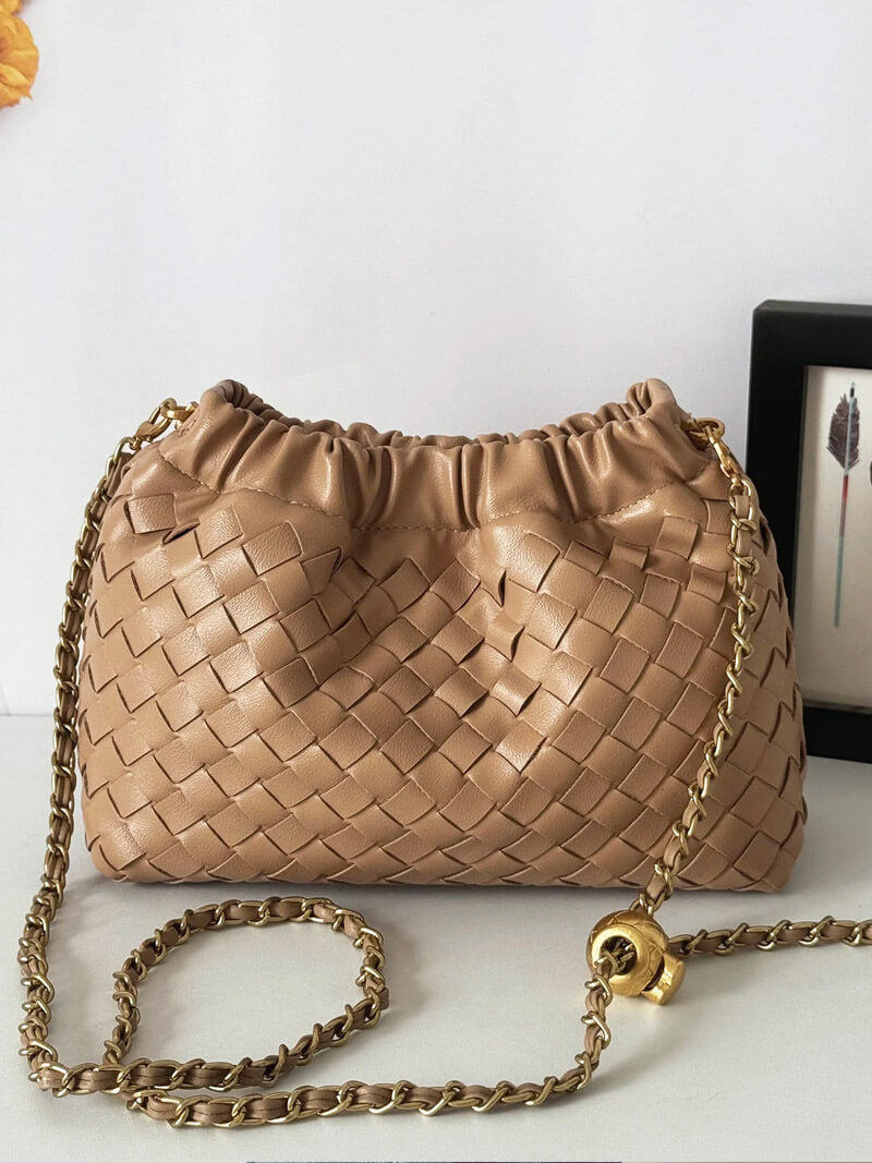 WW | Luxuriöse Damen Tasche Mit Goldener Kette