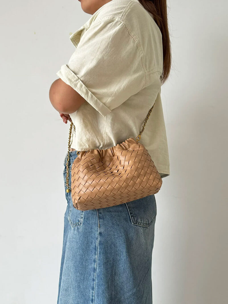 WW | Luxuriöse Damen Tasche Mit Goldener Kette