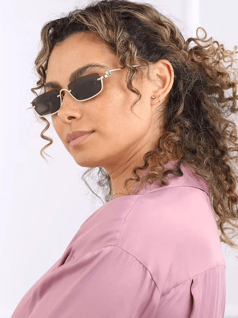 WW | Luxus Sonnenbrille Zeitloses Design Mit Goldfinishing