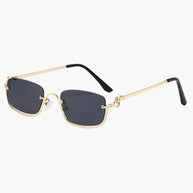 WW | Luxus Sonnenbrille Zeitloses Design Mit Goldfinishing