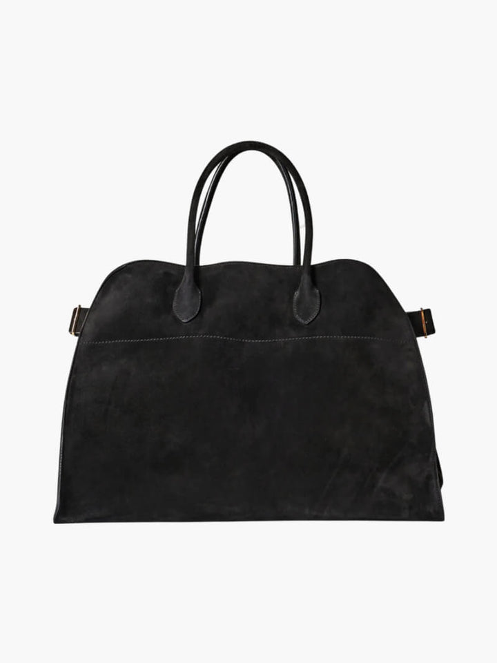 Damen-Vintage-Tasche aus veganem Leder, 38 × 28 × 23 cm