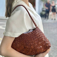 WW | Schultertasche Mit Geflochtenem Design
