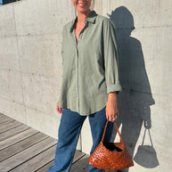WW | Schultertasche Mit Geflochtenem Design