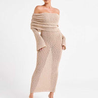 WW | Off-shoulder Maxi-Kleid für Damen