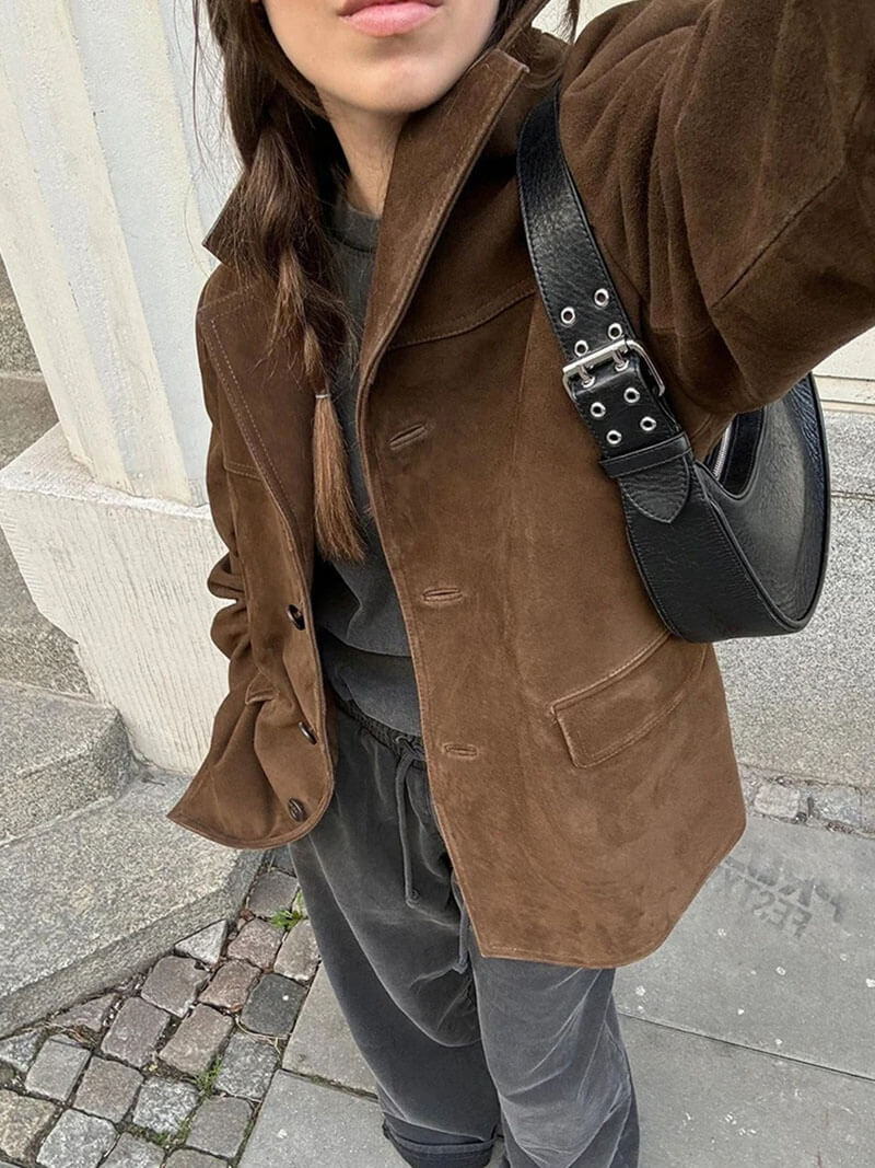 WW | Elegante Wildlederjacke