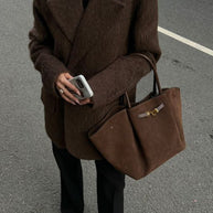WW | Moderne Damen Tasche Aus Wildleder