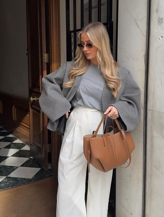 WW | Luxuriöse Leder Shopper
