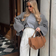 WW | Luxuriöse Leder Shopper