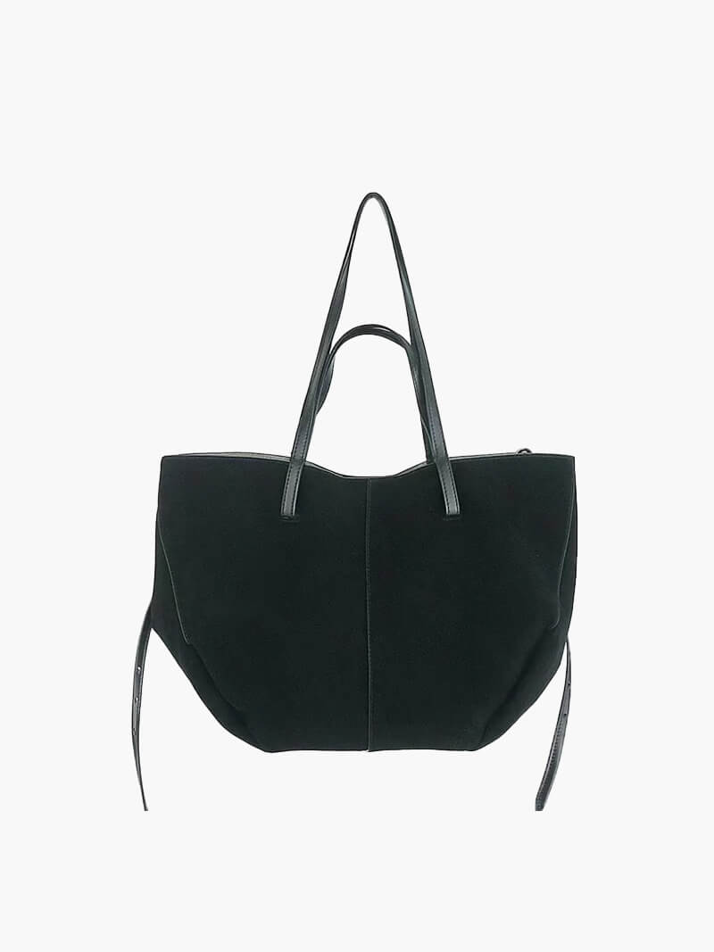 WW | braune und schwarze Tote Bag für Damen - schicke und vielseitige Handtasche