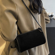 WW | Weiche Braune Wildleder Tasche