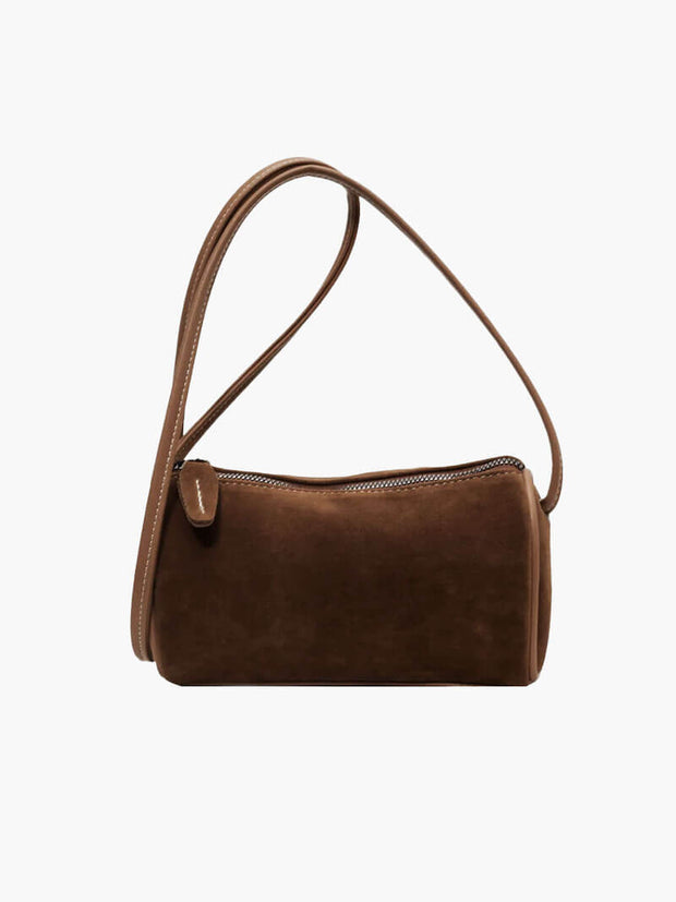 WW | Weiche Braune Wildleder Tasche