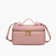 WW | Leder Umhängetasche Damen - elegant mit goldenen Details, vielseitig