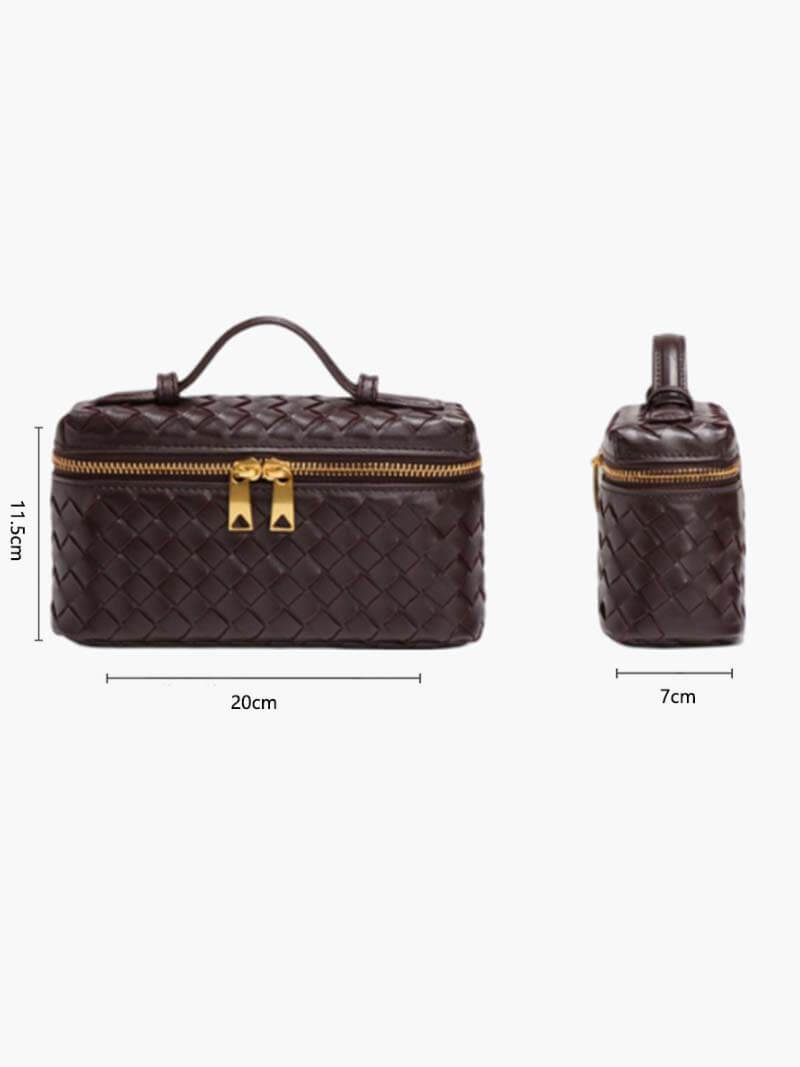 WW | Leder Umhängetasche Damen - elegant mit goldenen Details, vielseitig
