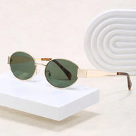 WW - Sonnebrille Damen Gold | Vintage Retro Sunglasses Women