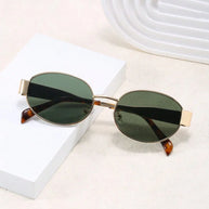WW - Sonnebrille Damen Gold | Vintage Retro Sunglasses Women