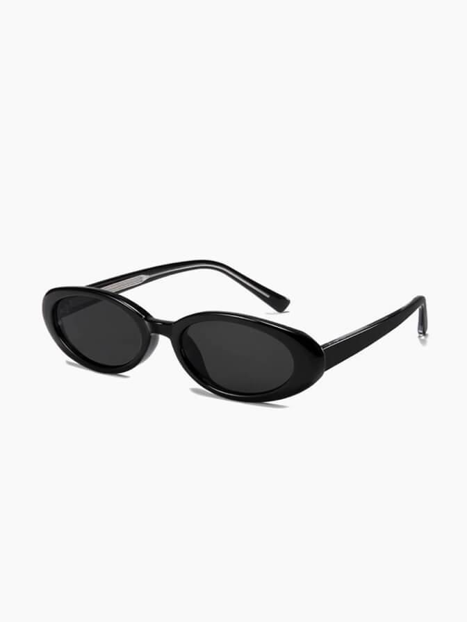 W&W Mode | Ovaler Sonnenbrille Im 90er Jahre Stil Mit Weinlese Charme