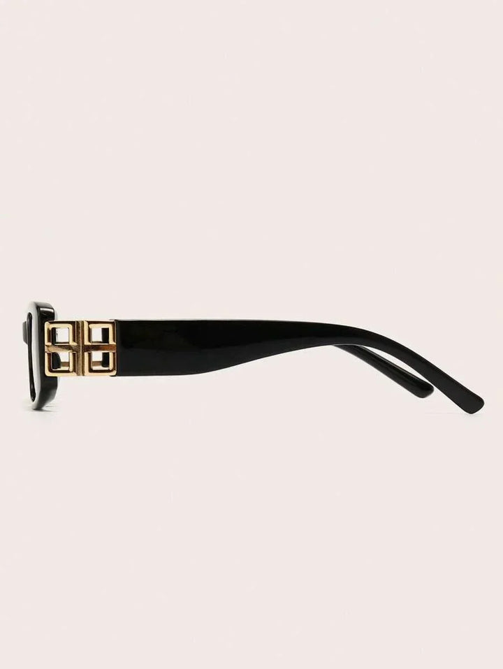 W&W Mode - Schwarze Sonnenbrille Damen | Vintage Retro Sunglasses