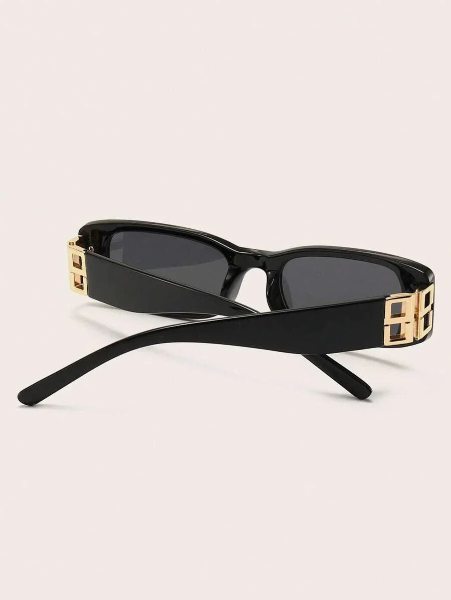 WW - Schwarze Sonnenbrille Damen | Vintage Retro Sunglasses