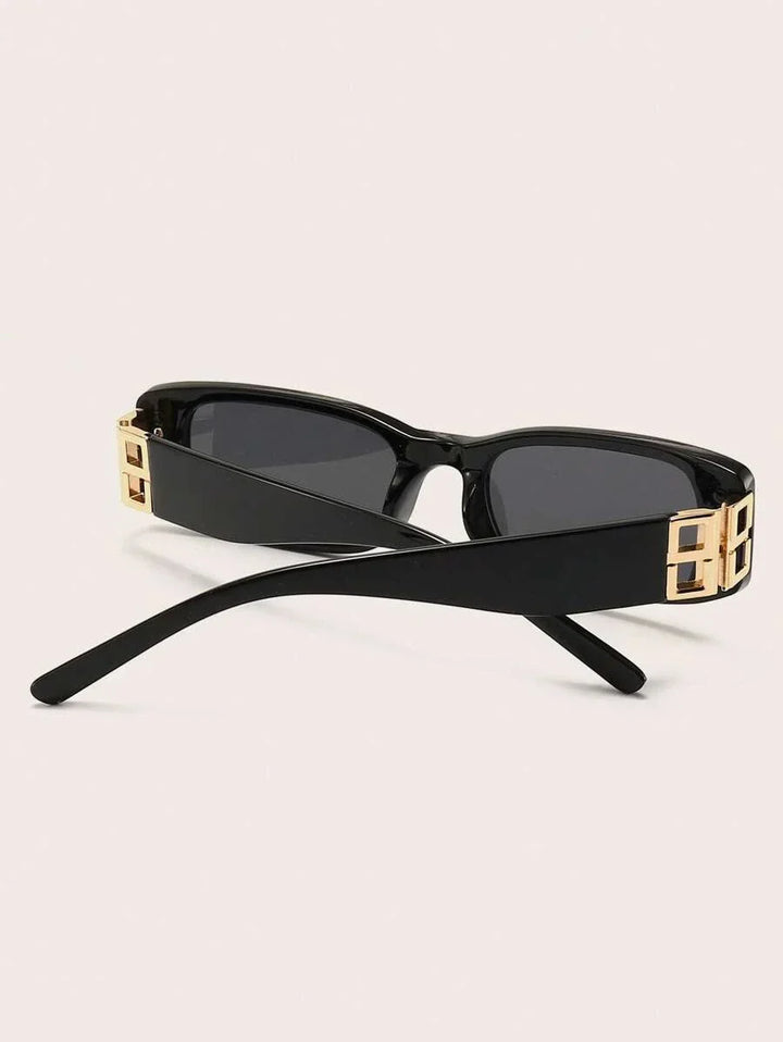 W&W Mode - Schwarze Sonnenbrille Damen | Vintage Retro Sunglasses