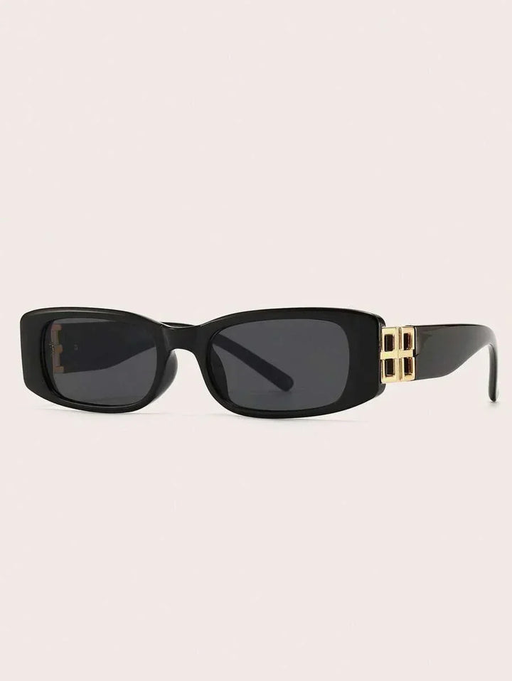 W&W Mode - Schwarze Sonnenbrille Damen | Vintage Retro Sunglasses