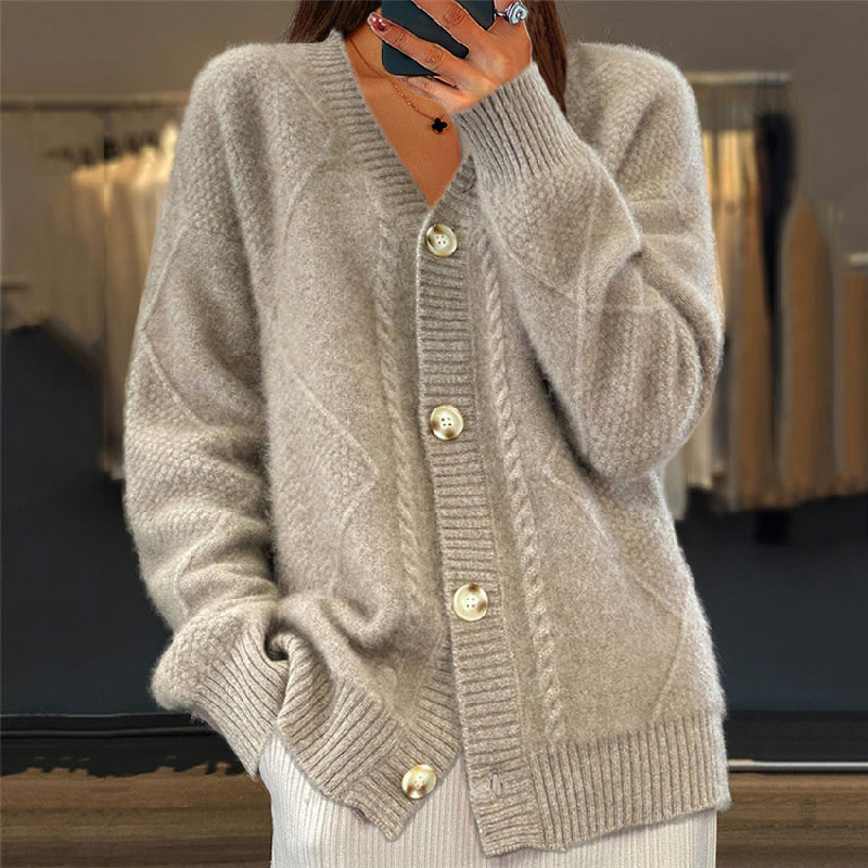 W&W Mode | Stylisches Strick Damenjackett
