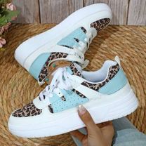 WW | Pastellfarbene Colorblock Sneakers Mit Klobiger Sohle Für Damen
