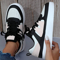 WW | Pastellfarbene Colorblock Sneakers Mit Klobiger Sohle Für Damen