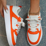 WW | Pastellfarbene Colorblock Sneakers Mit Klobiger Sohle Für Damen