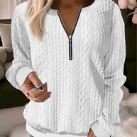 WW | Schlichter Pullover mit Reißverschluss