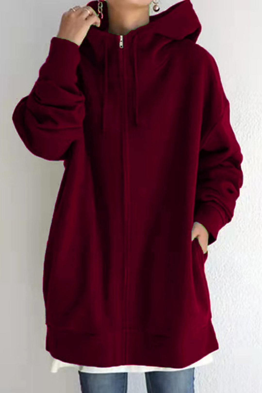 Damen Hoodie mit elegantem Schnitt