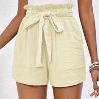 WW | Shorts mit Gürtel lockere Passform Shorts mit hoher Taille Mini Shorts