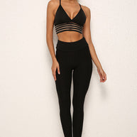 WW | Leggings mit hoher Taille und Wabenstruktur