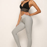 WW | Leggings mit hoher Taille und Wabenstruktur