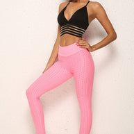 WW | Leggings mit hoher Taille und Wabenstruktur