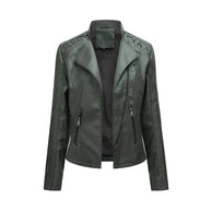 W&W - Glatte Lederjacke