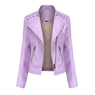 W&W - Glatte Lederjacke