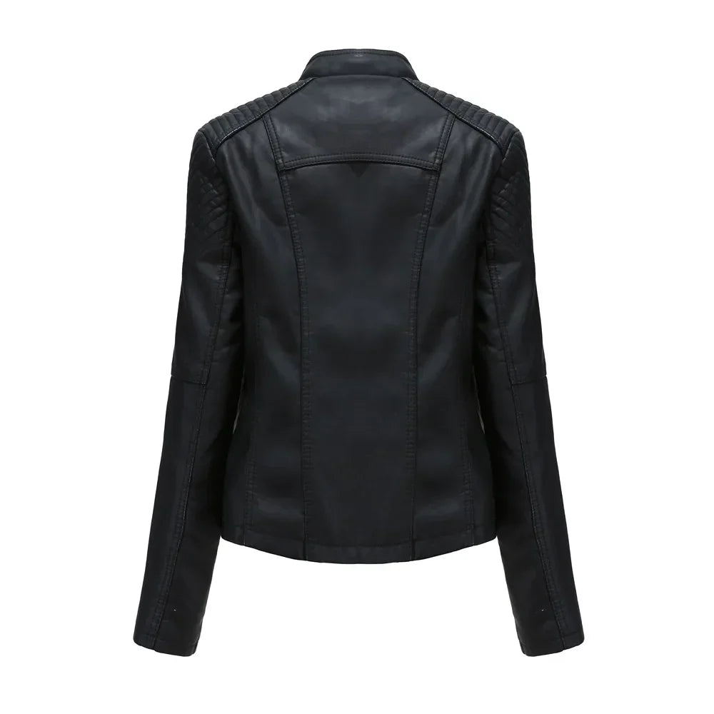 W&W Mode - Glatte Lederjacke
