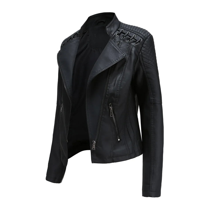 W&W Mode - Glatte Lederjacke