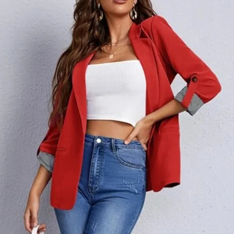 W&W Mode - Pinker Modischer Blazer