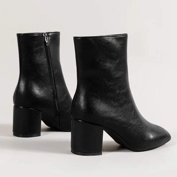 W&W Mode | Salomé Stylische Stiefeletten Mit Blockabsatz