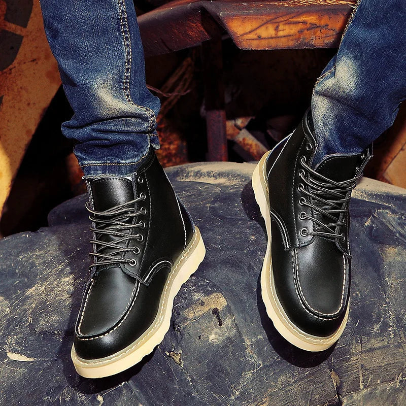 W&W Mode | Bequeme Rutschfest Geschnürt Stiefelette