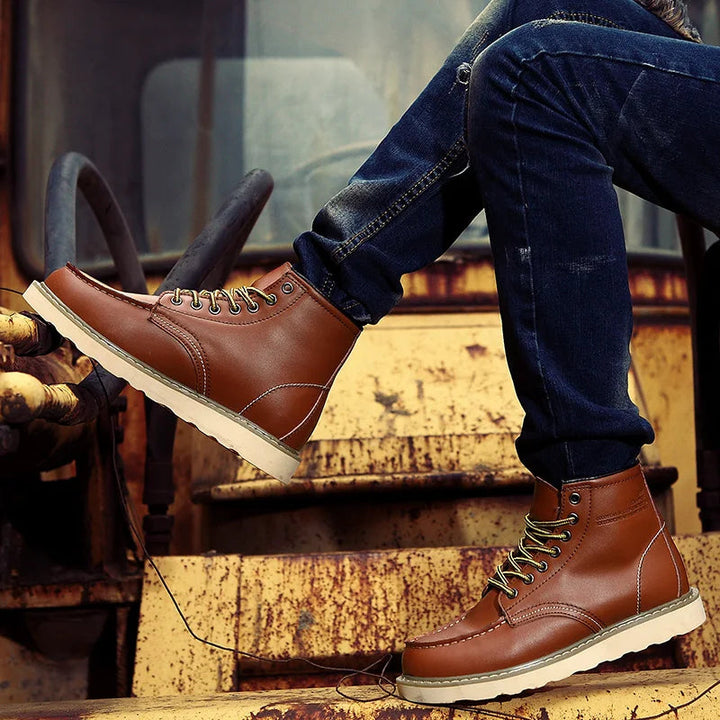 W&W Mode | Bequeme Rutschfest Geschnürt Stiefelette