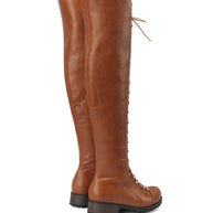 WW | Over-The-Knee Stiefel mit Schnürsenkeln